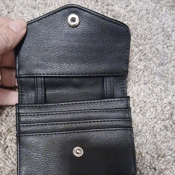 Black Leather Wallet - Picture 3 of 6